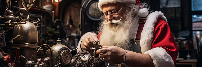 Santa gets creative!