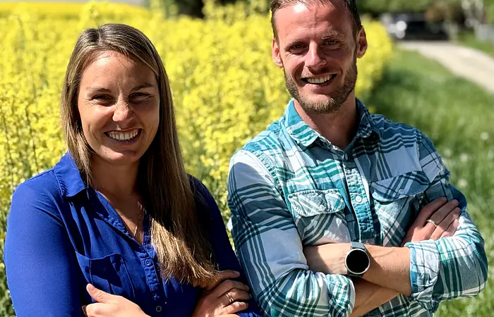 Noemi Rauser und Ivo Zangger