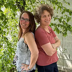 Ruth Huber und Francesca Probst