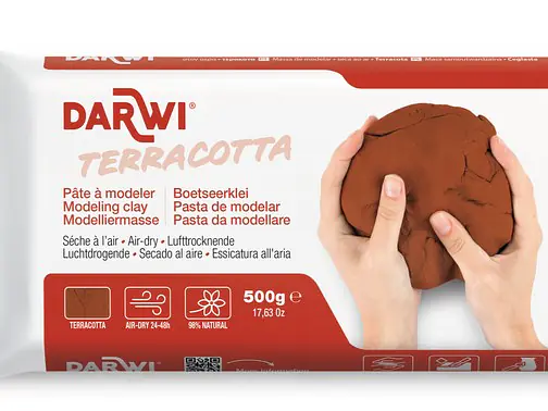 Darwi terracotta Modeliermasse