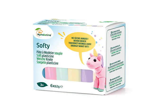 Darwi Softy Knetmasse Pastel