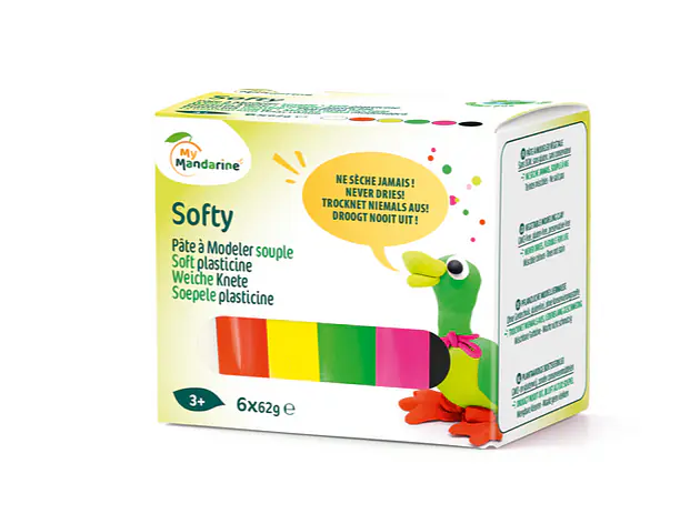 Darwi Softy Knetmasse Neon