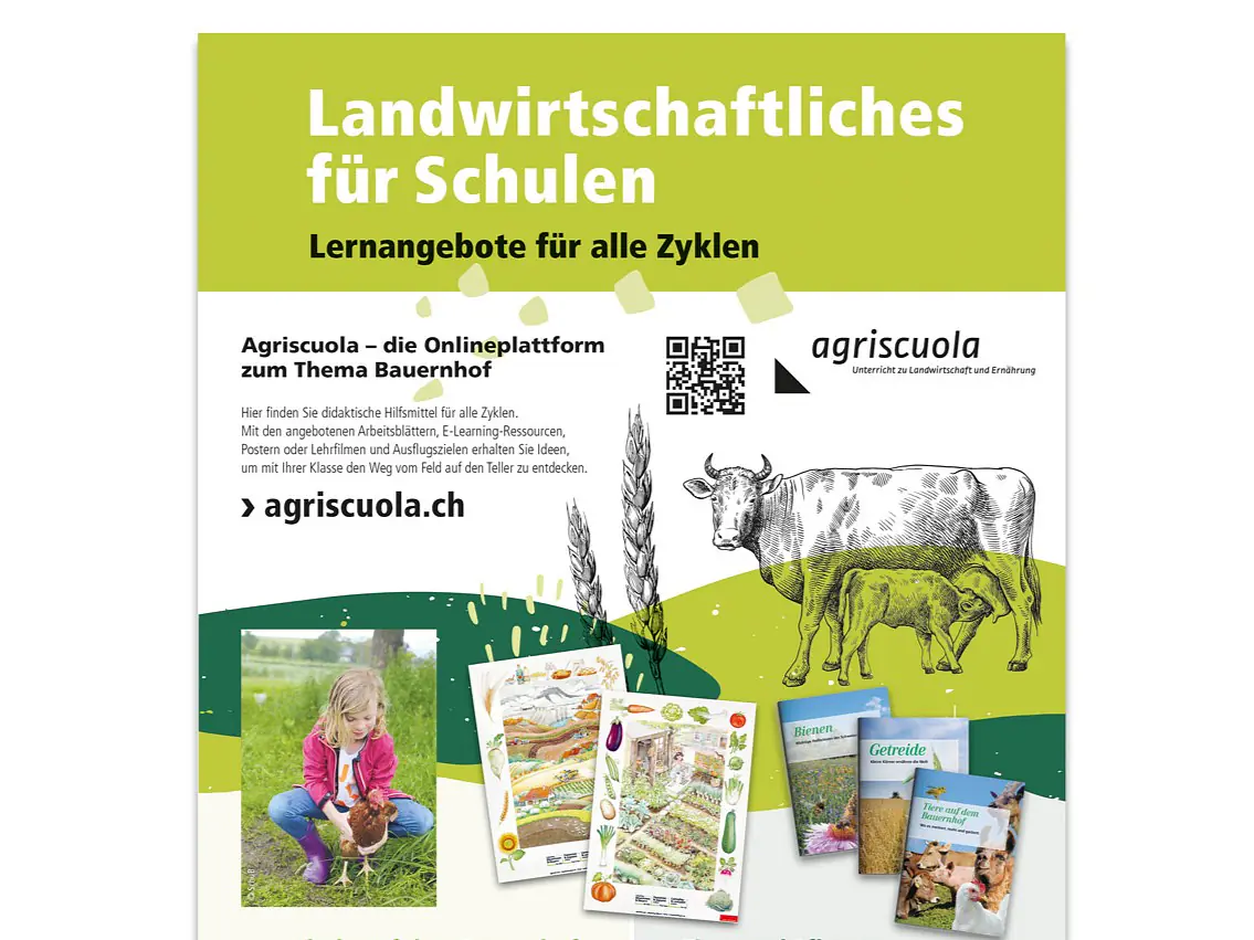 agriscuola.ch - Landwirtschaftliches für Schulen (alle Zyklen)
