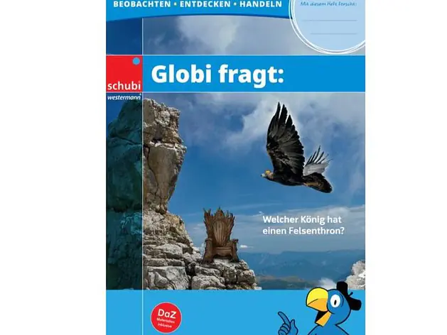 Globi fragt: Welcher König hat einen Felsenthron? 