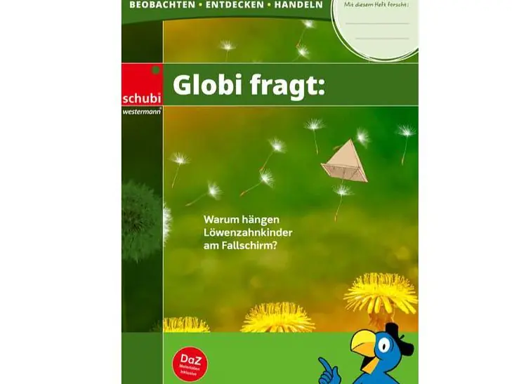Globi fragt: Warum hängen Löwenzahnkinder am Fallschirm?