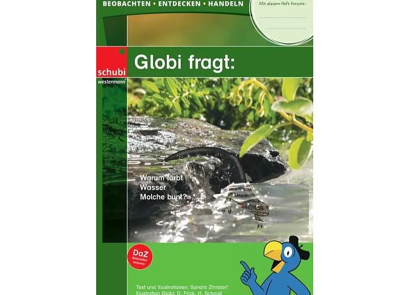 Globi fragt: Warum färbt Wasser Molche bunt?