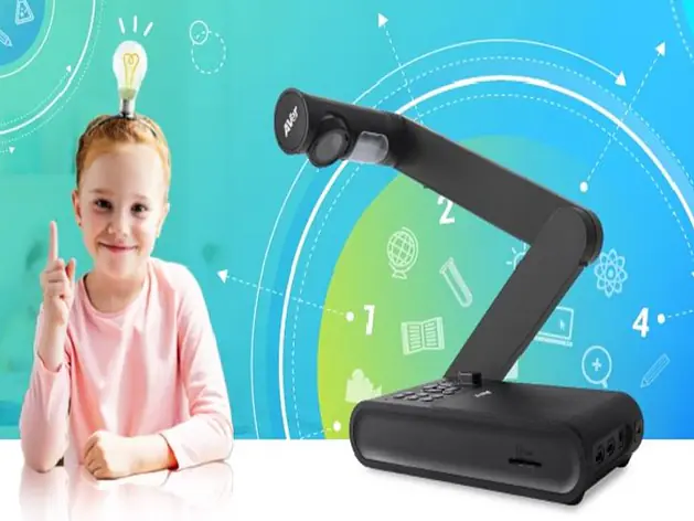 Interaktiver Visualizer mit mechanischem Arm (Dokumentkamera) 